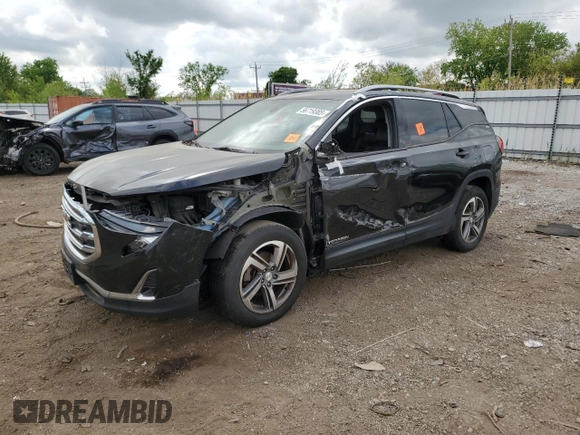 2020 GMC Terrain SLT with VIN 3GKALPEV0LL142076, listed as a Copart auction lot 56719385 with 97,939 mi miles and Salvage title. Bid and sale history available at DreamBid. Image 1.