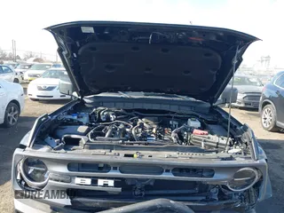 2024 Ford Bronco Big Bend с VIN 1FMDE7AH2RLA80523, выставлен на аукционе IAAI как лот 41452287 с пробегом 3 490 миль миль и . История ставок и продаж доступна на DreamBid. Изображение 10.