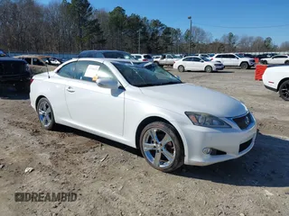 2012 Lexus IS 250 C with VIN JTHFF2C28C2521444, listed as a IAAI auction lot 41354933 with 122,418 mi miles and . Bid and sale history available at DreamBid. Image 1.