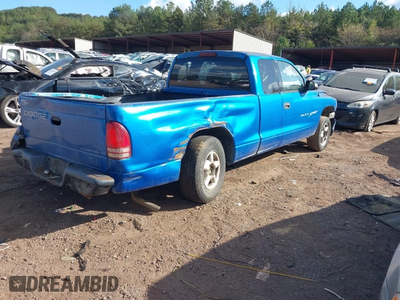 1998 Dodge Dakota with VIN 1B7FL22P9WS602318, listed as a IAAI auction lot 40830718 with 290,693 mi miles. Bid and sale history available at carsss.com. Image 4.