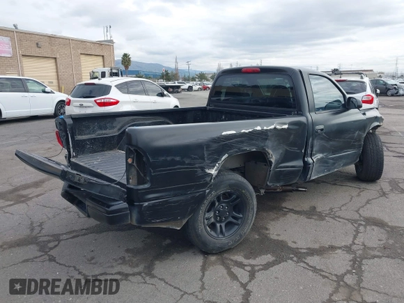 2004 Dodge Dakota with VIN 1D7FL16K64S578877, listed as a IAAI auction lot 41568126 with 93,657 mi miles. Bid and sale history available at carsss.com. Image 4.