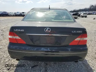 2005 Lexus LS 430 with VIN JTHBN36F755027678, listed as a Copart auction lot 48911105 with 222,379 mi miles and Salvage Title. Bid and sale history available at carsss.com. Image 6.