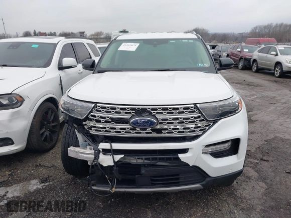 2021 Ford Explorer Limited with VIN 1FMSK8FH7MGB06002, listed as a IAAI auction lot 41452075 with 79,105 mi miles. Bid and sale history available at carsss.com. Image 12.