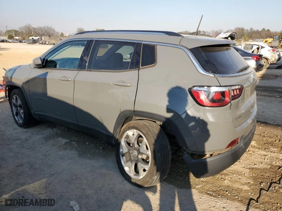 2020 Jeep Compass Limited with VIN 3C4NJCCB5LT158388, listed as a Copart auction lot 47063955 with NaN miles and Salvage Title. Bid and sale history available at carsss.com. Image 2.
