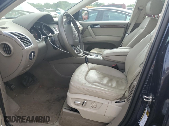 2013 Audi Q7 Premium Plus with VIN WA1LGAFE3DD016008, listed as a Copart auction lot 60279605 with 99,266 mi miles and Salvage title. Bid and sale history available at DreamBid. Image 7.