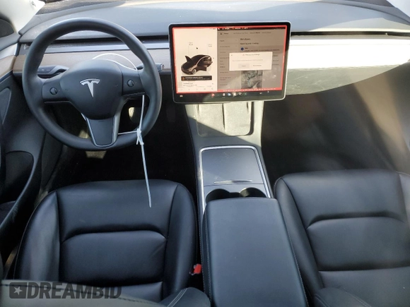 2022 Tesla Model 3 with VIN 5YJ3E1EAXNF360200, listed as a Copart auction lot 44463735 with 86,880 mi miles and Salvage Title. Bid and sale history available at DreamBid. Image 8.