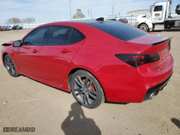 2019 Acura TLX w/A-Spec Pkg with VIN 19UUB3F62KA001108, listed as a Copart auction lot 48525965 with 42,451 mi miles and Salvage Title. Bid and sale history available at carsss.com. Image 2.