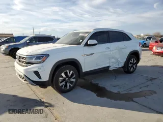 2022 Volkswagen Atlas SE with VIN 1V2DC2CA3NC224618, listed as a Copart auction lot 37555083 with 6,609 mi miles and . Bid and sale history available at DreamBid. Image 1.