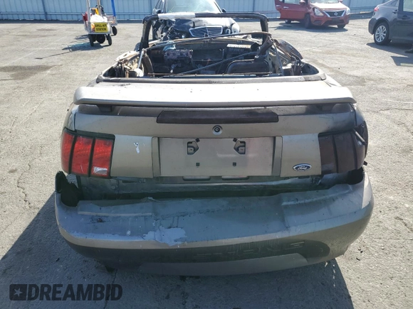 2002 Ford Mustang Deluxe z VIN 1FAFP44482F106003, wystawiony jako Copart lot #54337315 z przebiegiem Nie podano mil oraz Nie do naprawy • Non repairable. Historia ofert i sprzedaży dostępna na DreamBid. Obrazek 6.