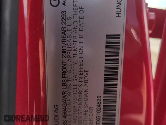 2016 Audi A3 Premium z VIN WAUB8GFFXG1024829, wystawiony jako Copart lot #53288635 z przebiegiem 115 145 mil mil oraz Szkoda całkowita • Salvage title. Historia ofert i sprzedaży dostępna na DreamBid. Obrazek 13.