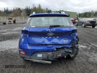 2020 Hyundai Venue SEL with VIN KMHRC8A35LU026883, listed as a Copart auction lot 47480575 with 32,879 mi miles and Salvage Title. Bid and sale history available at carsss.com. Image 6.