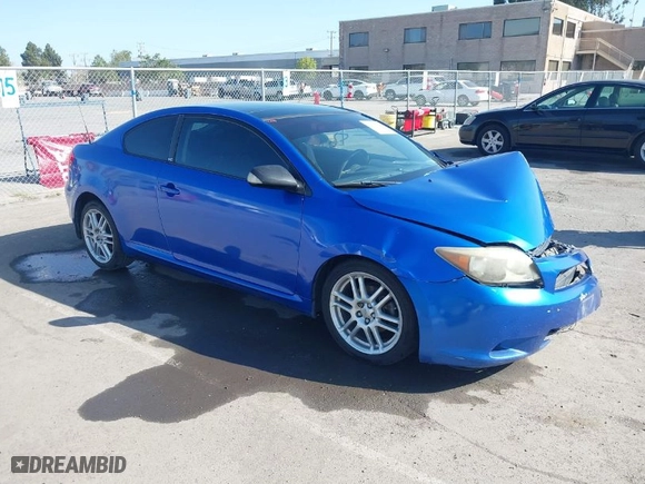 2006 Scion tC with VIN JTKDE167560136252, listed as a IAAI auction lot 42000724 with 168,727 mi miles. Bid and sale history available at carsss.com. Image 1.