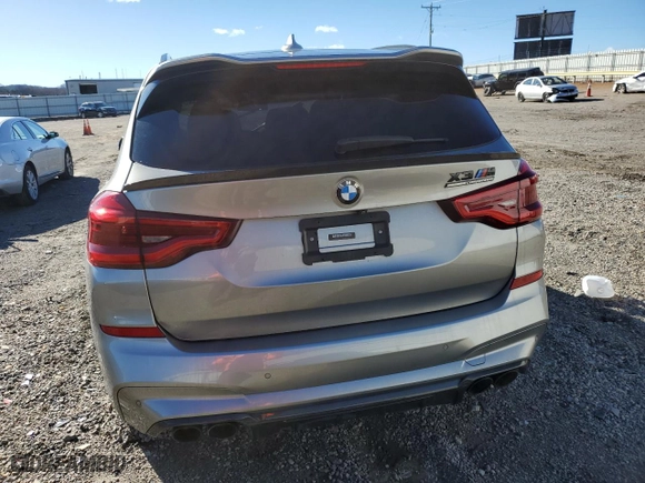 2020 BMW X3 M Competition with VIN 5YMTS0C09L9B09814, listed as a Copart auction lot 39846534 with 0 mi miles. Bid and sale history available at carsss.com. Image 6.