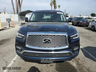 2018 Infiniti QX80 with VIN JN8AZ2NF3J9660604, listed as a Copart auction lot 52413665 with 0 mi miles and Salvage Title. Bid and sale history available at carsss.com. Image 5.