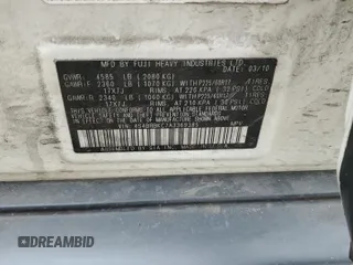 2010 Subaru Outback Limited Power Moon with VIN 4S4BRBKC7A3369385, listed as a Copart auction lot 53882925 with 148,088 mi miles and Salvage title. Bid and sale history available at DreamBid. Image 13.