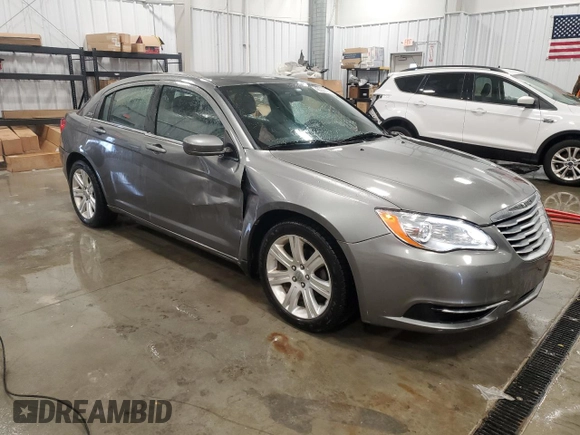 2013 Chrysler 200 LX with VIN 1C3CCBAB2DN671120, listed as a Copart auction lot 42222725 with 144,319 mi miles and Salvage Title. Bid and sale history available at carsss.com. Image 4.