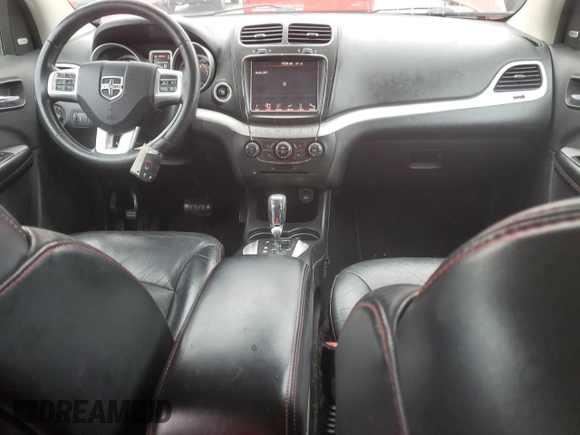 2015 Dodge Journey R/T with VIN 3C4PDCEG7FT614792, listed as a Copart auction lot 57135825 with 165,912 mi miles and Salvage title. Bid and sale history available at DreamBid. Image 8.