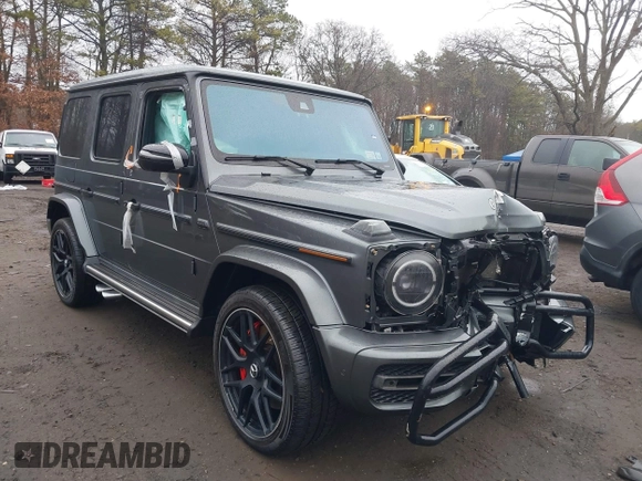 2019 Mercedes-Benz G 63 AMG with VIN WDCYC7HJXKX301279, listed as a IAAI auction lot 41427069 with 59,556 mi miles and . Bid and sale history available at DreamBid. Image 1.