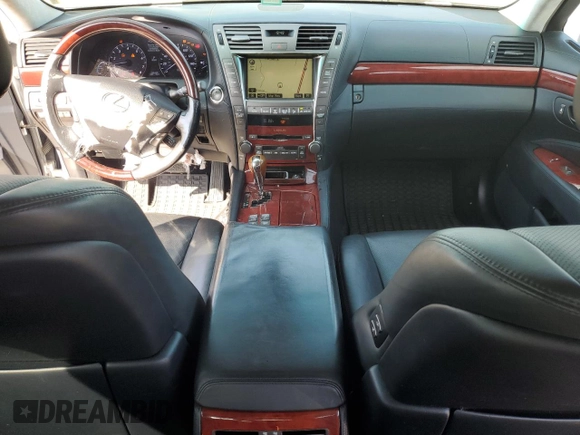 2008 Lexus LS 600h L with VIN JTHDU46F385003092, listed as a Copart auction lot 62096405 with 185,459 mi miles and Clean title. Bid and sale history available at DreamBid. Image 8.