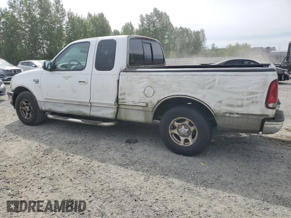 1998 Ford F-150 with VIN 2FTZX1766WCA27840, listed as a Copart auction lot 56186495 with 147,127 mi miles and Clean title. Bid and sale history available at DreamBid. Image 2.