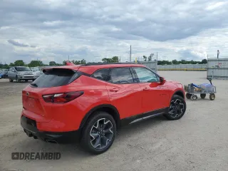 2020 Chevrolet Blazer RS z VIN 3GNKBKRS8LS573512, wystawiony jako Copart lot #58736815 z przebiegiem Nie podano mil oraz Szkoda całkowita • Salvage title. Historia ofert i sprzedaży dostępna na DreamBid. Obrazek 3.