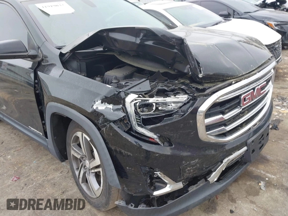 2019 GMC Terrain SLT with VIN 3GKALPEV1KL345315, listed as a IAAI auction lot 41919032 with 105,614 mi miles. Bid and sale history available at carsss.com. Image 6.