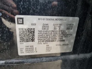 2019 Cadillac XT4 FWD Sport with VIN 1GYFZER48KF194466, listed as a Copart auction lot 50666125 with 29,694 mi miles and Salvage Title. Bid and sale history available at carsss.com. Image 13.