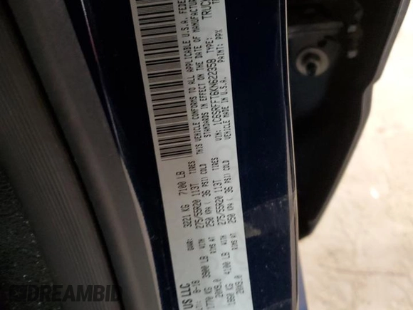 2019 Ram 1500 Big Horn z VIN 1C6SRFFT6KN622358, wystawiony jako Copart lot #47748595 z przebiegiem 84 975 mil mil oraz Szkoda całkowita • Salvage title. Historia ofert i sprzedaży dostępna na DreamBid. Obrazek 12.