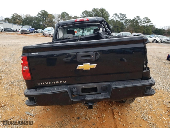 2018 Chevrolet Silverado 1500 Custom with VIN 3GCUKPEC1JG584915, listed as a Copart auction lot 42142195 with 0 mi miles and Salvage Title. Bid and sale history available at carsss.com. Image 6.