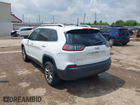 2019 Jeep Cherokee Latitude Plus with VIN 1C4PJMLB5KD198571, listed as a IAAI auction lot 42126995 with 124,230 mi miles. Bid and sale history available at carsss.com. Image 3.