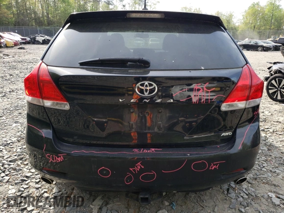 2010 Toyota Venza with VIN 4T3BK3BB2AU038670, listed as a Copart auction lot 52758215 with 138,728 mi miles and Salvage Title. Bid and sale history available at carsss.com. Image 6.