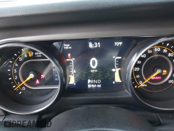 2020 Jeep Gladiator Sport S z VIN 1C6HJTAG5LL141251, wystawiony jako IAAI lot #41825062 z przebiegiem 51 961 mil mil oraz . Historia ofert i sprzedaży dostępna na DreamBid. Obrazek 15.