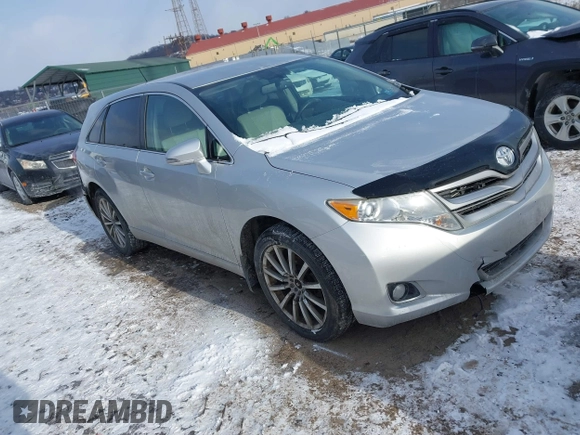 2013 Toyota Venza LE with VIN 4T3BK3BB0DU079593, listed as a IAAI auction lot 41378312 with 134,895 mi miles. Bid and sale history available at carsss.com. Image 1.