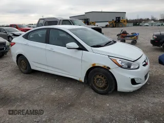 2016 Hyundai Accent SE with VIN KMHCT4AE3GU049780, listed as a Copart auction lot 49609535 with 163,239 mi miles and Clean Title. Bid and sale history available at carsss.com. Image 4.