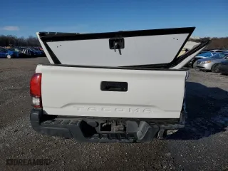 2021 Toyota Tacoma 2WD SR with VIN 3TYRX5GN9MT025780, listed as a Copart auction lot 48415165 with 0 mi miles and Salvage Title. Bid and sale history available at carsss.com. Image 6.