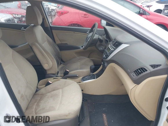 2013 Hyundai Accent GLS with VIN KMHCT4AE9DU453033, listed as a IAAI auction lot 42191037 with 163,171 mi miles and . Bid and sale history available at DreamBid. Image 5.