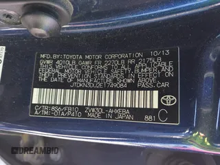 2014 Toyota Prius Four with VIN JTDKN3DU2E1749084, listed as a IAAI auction lot 42647431 with 413,304 mi miles and . Bid and sale history available at DreamBid. Image 9.