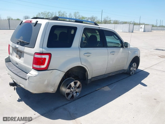 2011 Ford Escape Limited with VIN 1FMCU0E70BKB63399, listed as a IAAI auction lot 41862288 with 238,822 mi miles. Bid and sale history available at carsss.com. Image 4.