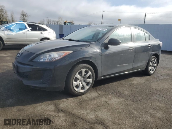 2013 Mazda 3 i SV with VIN JM1BL1TG1D1768990, listed as a Copart auction lot 51391385 with 77,069 mi miles and Salvage Title. Bid and sale history available at DreamBid. Image 1.