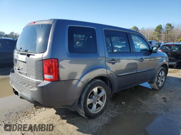 2014 Honda Pilot EX-L with VIN 5FNYF4H51EB005418, listed as a Copart auction lot 45298145 with 199,012 mi miles and Clean Title. Bid and sale history available at DreamBid. Image 3.