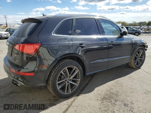 2014 Audi SQ5 Premium Plus with VIN WA1CGAFP5EA034112, listed as a Copart auction lot 75224694 with 166,055 mi miles and Salvage Title. Bid and sale history available at carsss.com. Image 3.