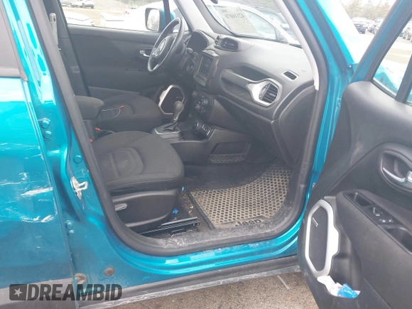 2021 Jeep Renegade Latitude with VIN ZACNJDBB2MPM72609, listed as a IAAI auction lot 42116070 with 58,036 mi miles and . Bid and sale history available at DreamBid. Image 18.