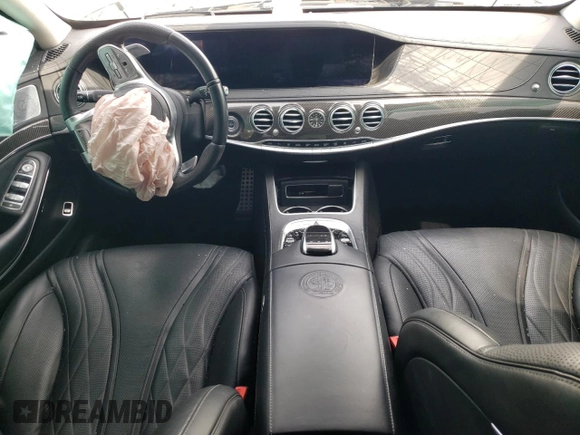 2018 Mercedes-Benz S 63 AMG with VIN WDDUG8JB7JA394237, listed as a Copart auction lot 53479713 with Not Provided miles and . Bid and sale history available at DreamBid. Image 8.