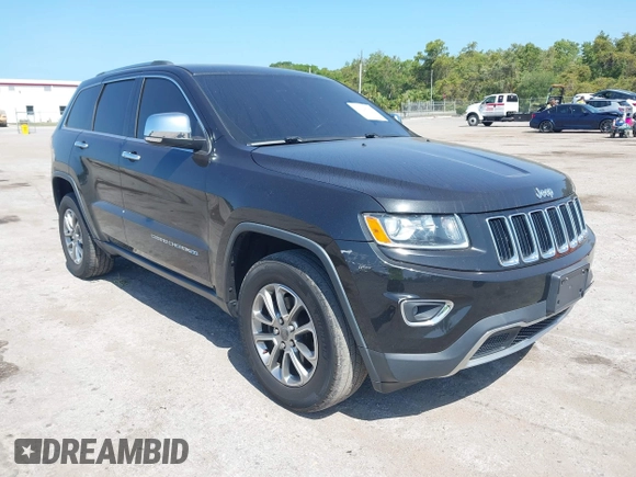 2015 Jeep Grand Cherokee Limited with VIN 1C4RJFBG8FC790575, listed as a IAAI auction lot 42124709 with 248,827 mi miles. Bid and sale history available at carsss.com. Image 1.