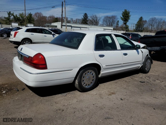2004 Mercury Grand Marquis GS with VIN 2MEFM74W64X610707, listed as a Copart auction lot 49430335 with 98,719 mi miles and Salvage Title. Bid and sale history available at carsss.com. Image 3.