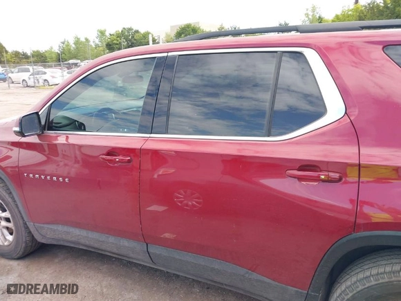 2019 Chevrolet Traverse LT Cloth with VIN 1GNERGKW9KJ259919, listed as a IAAI auction lot 40402725 with 114,645 mi miles. Bid and sale history available at carsss.com. Image 14.
