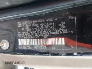 2006 Toyota Tundra SR5 with VIN 5TBET34136S555413, listed as a IAAI auction lot 41050174 with 1 mi miles. Bid and sale history available at carsss.com. Image 9.