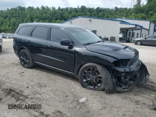2022 Dodge Durango GT Plus with VIN 1C4RDJDG4NC174300, listed as a Copart auction lot 58557445 with 28,477 mi miles and Salvage title. Bid and sale history available at DreamBid. Image 4.