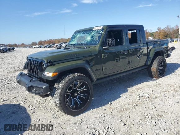 2022 Jeep Gladiator Willys with VIN 1C6HJTAG9NL135116, listed as a Copart auction lot 85240374 with 50,689 mi miles and Salvage title. Bid and sale history available at DreamBid. Image 1.