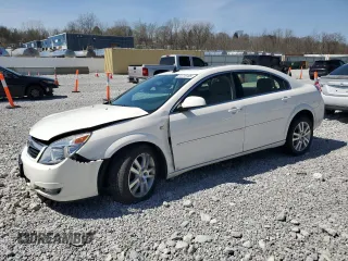 2008 Saturn Aura XE with VIN 1G8ZS57N08F144344, listed as a Copart auction lot 53715185 with 57,152 mi miles and Salvage Title. Bid and sale history available at carsss.com. Image 1.